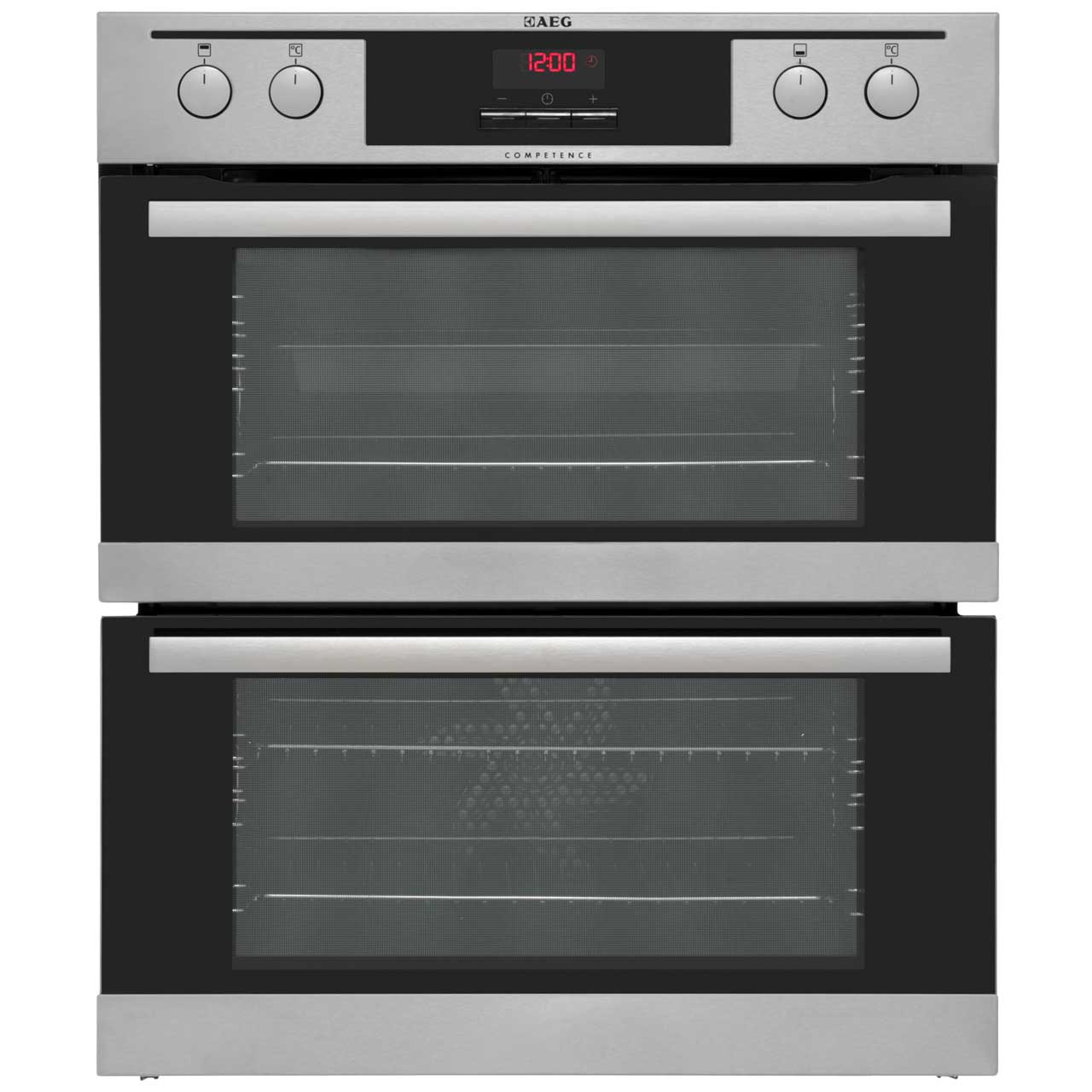 AEG Competence NC4013021M Built Under Double Oven in Stainless Steel