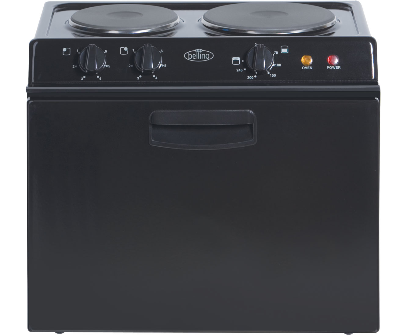 Belling BABY121R Free Standing Cooker in Black
