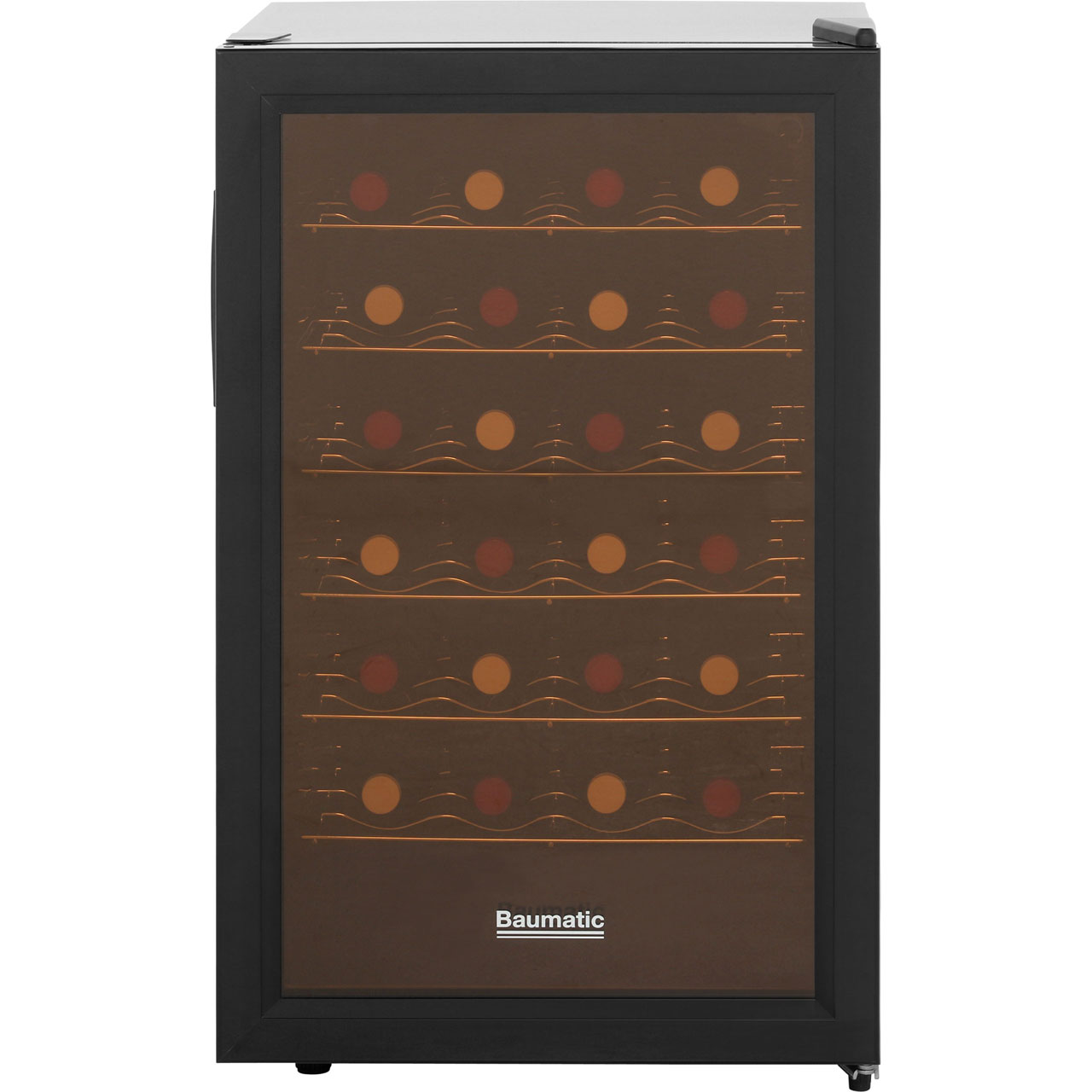 Baumatic BW28BL Free Standing Wine Cooler in Black