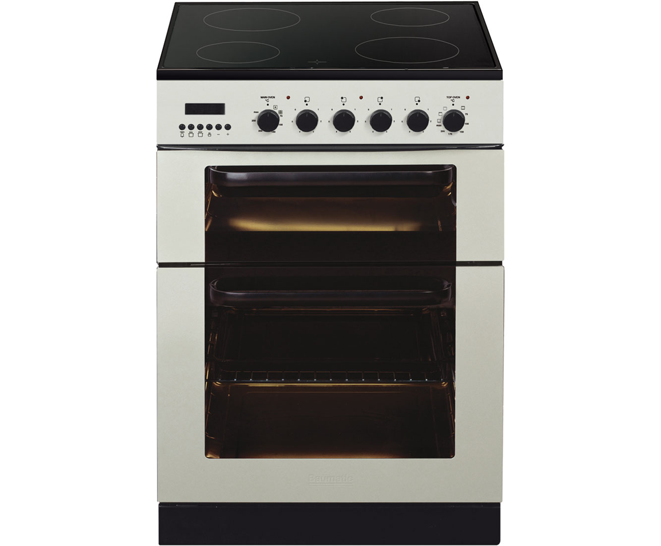Baumatic BCE625IV Free Standing Cooker in Ivory