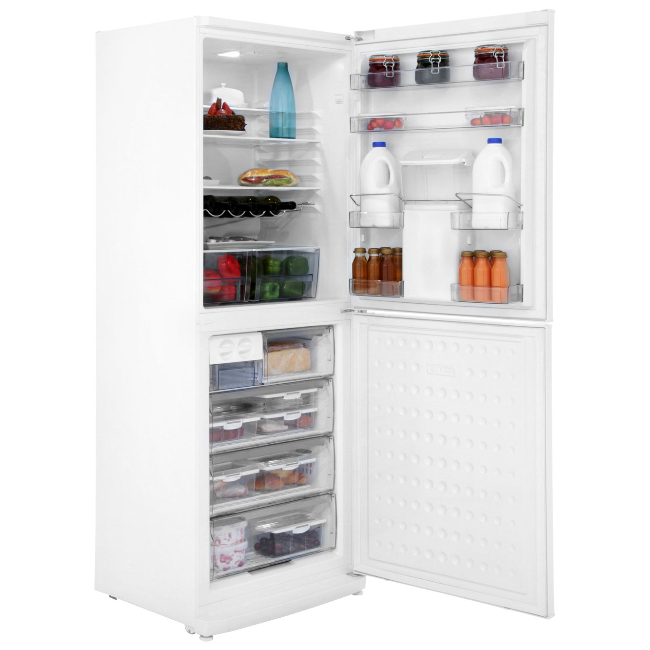Beko CFDL7914W 50/50 Frost Free Fridge Freezer White 85386 eBay
