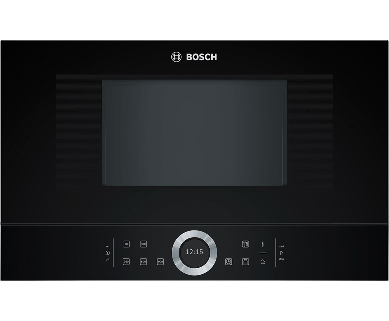 Bosch Serie 8 BFL634GB1B Integrated Microwave Oven in Black