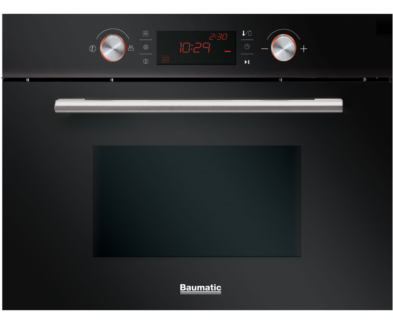 Baumatic BMC460BGL Integrated Microwave Oven in Black