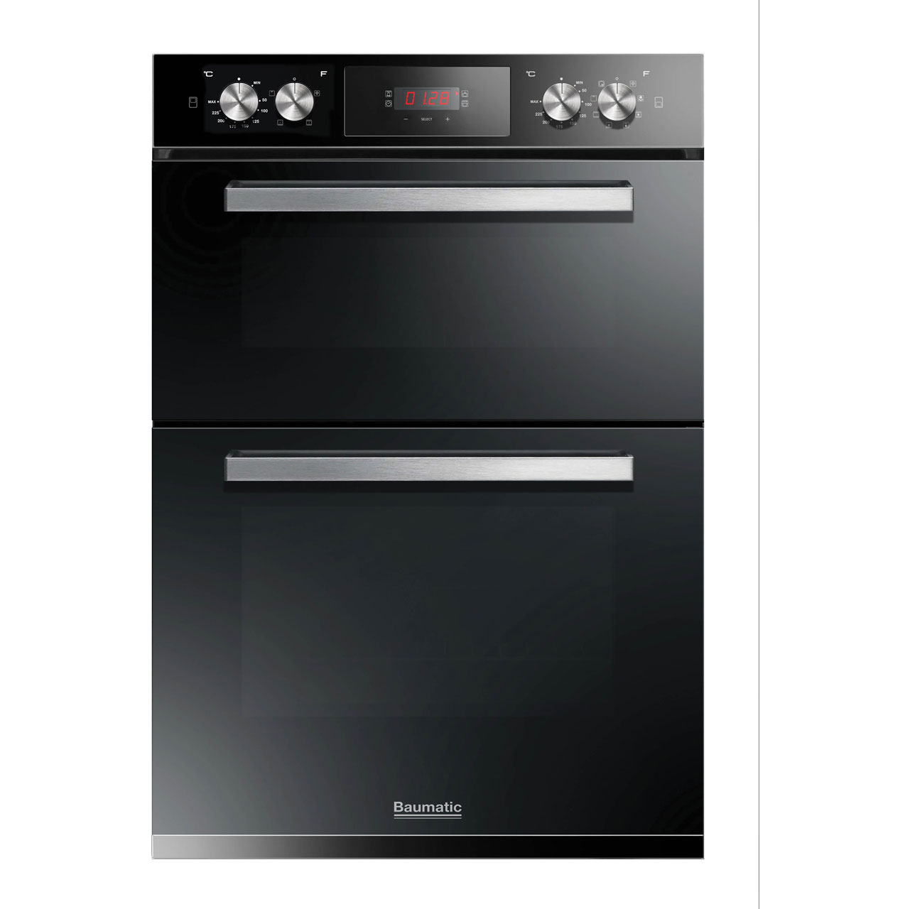 Baumatic BODM984X Integrated Double Oven in Stainless Steel Baumatic
