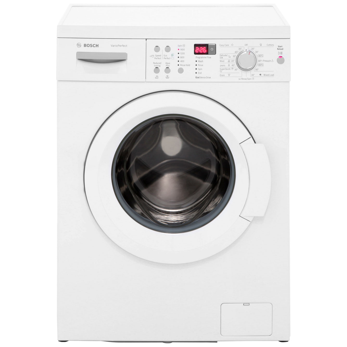 Bosch Serie 6 WAQ283S1GB Free Standing Washing Machine in White