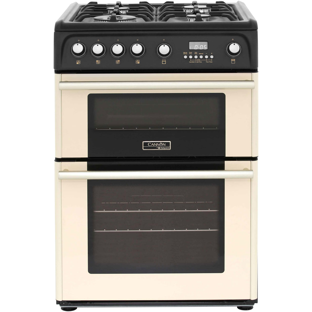 Cannon by Hotpoint CH60GPCF Free Standing Cooker in Cream