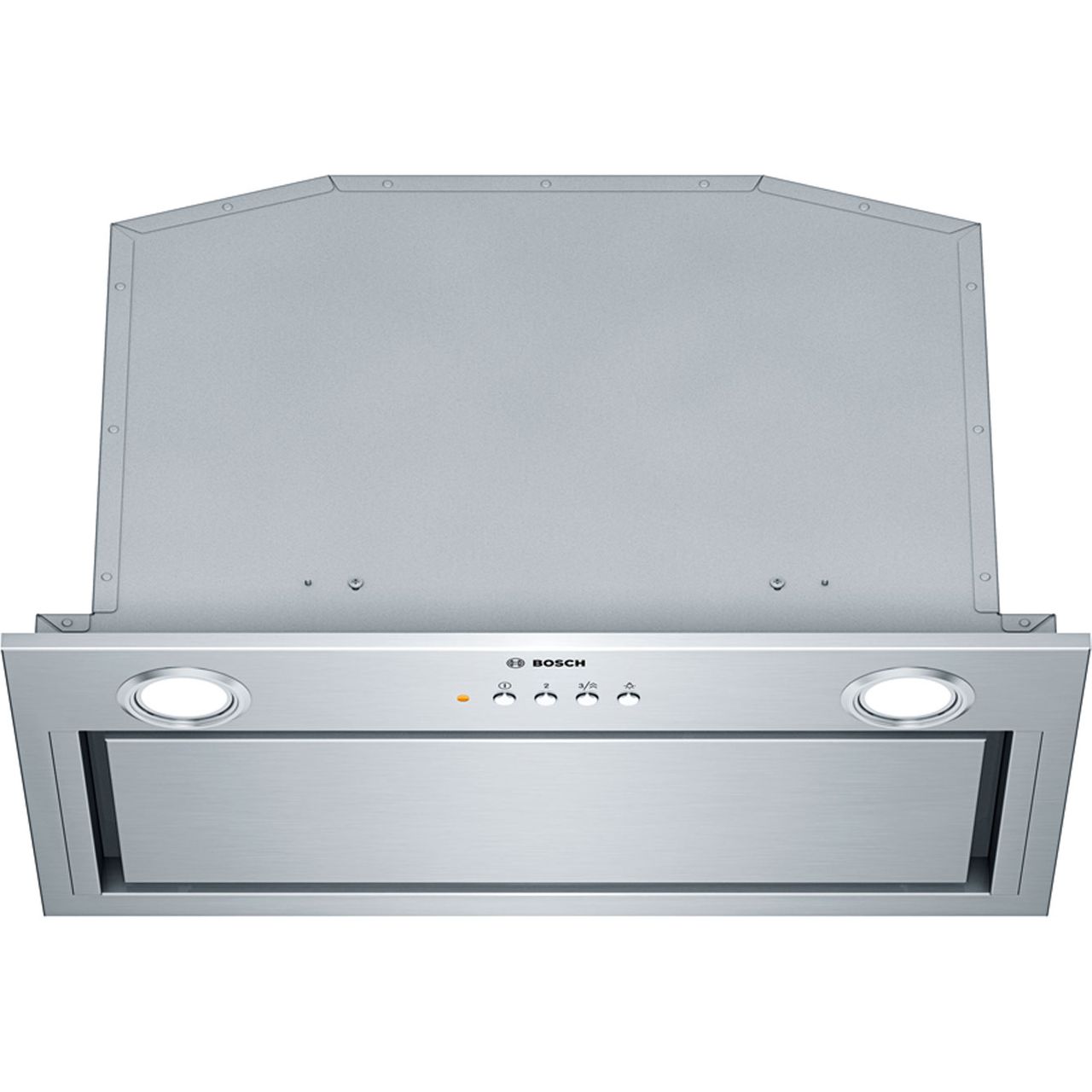 Bosch Serie 6 DHL575CGB Integrated Cooker Hood in Brushed Steel