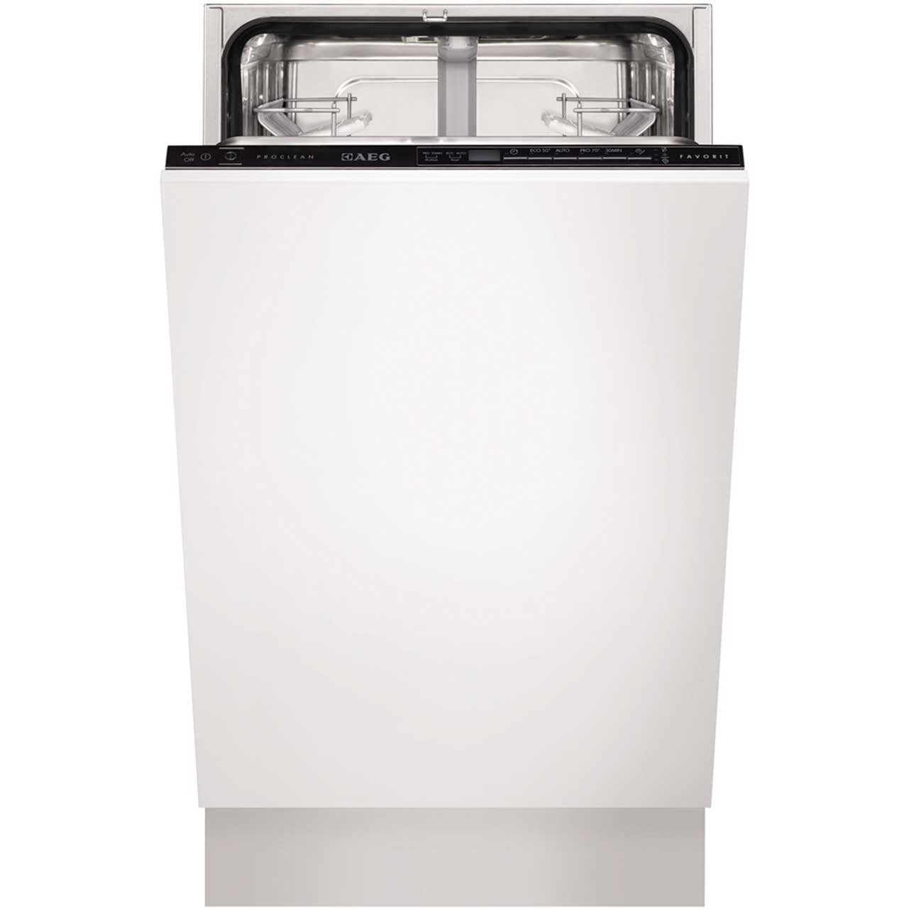 AEG Favorit F55412VI0 Integrated Slimline Dishwasher in White