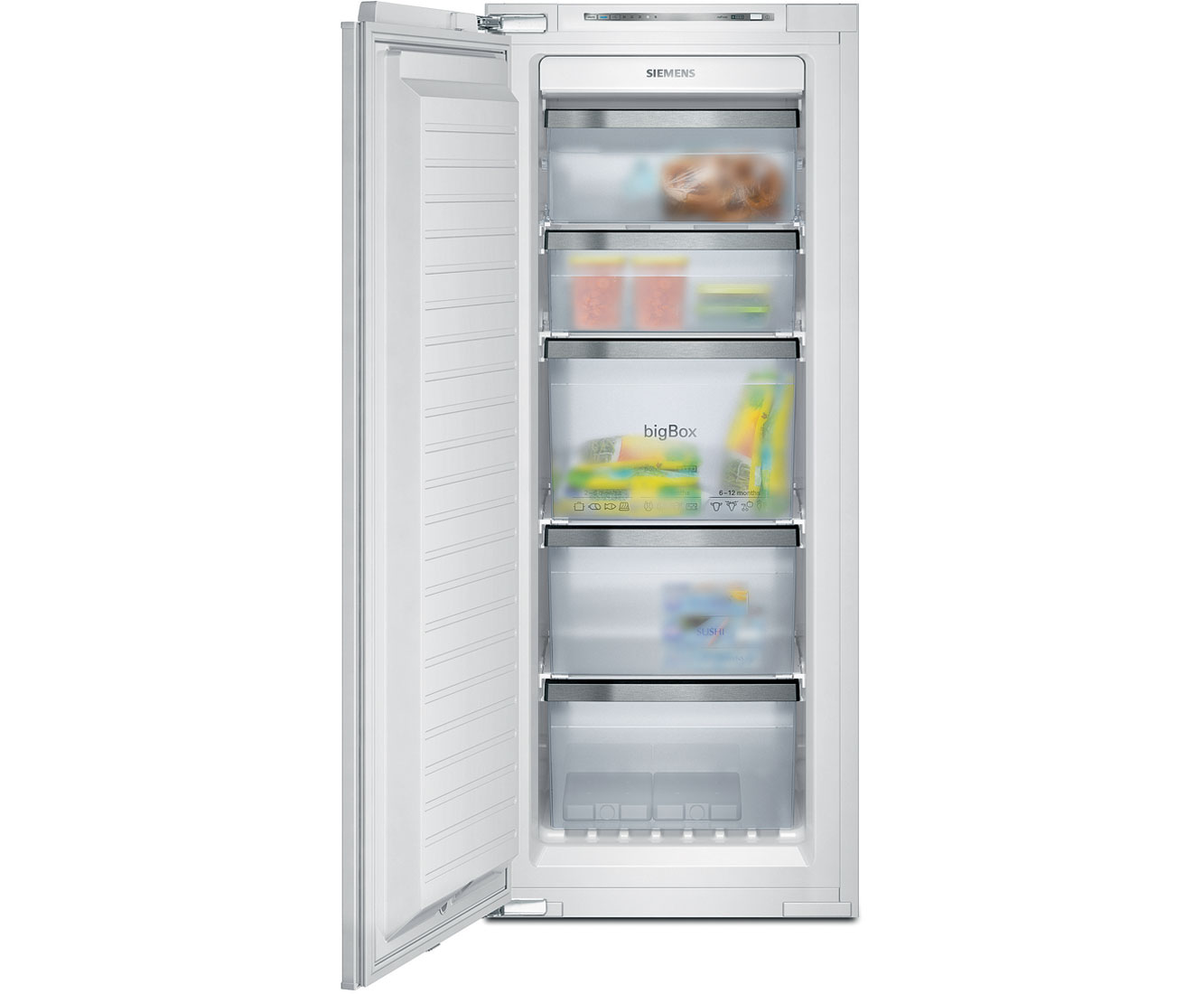 Siemens IQ-500 GI25NP60 Integrated Freezer Frost Free in White