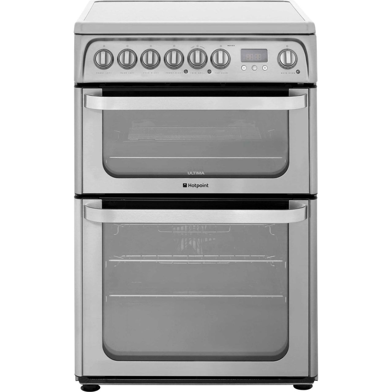 Hotpoint Ultima HUI611X Free Standing Cooker in Stainless Steel