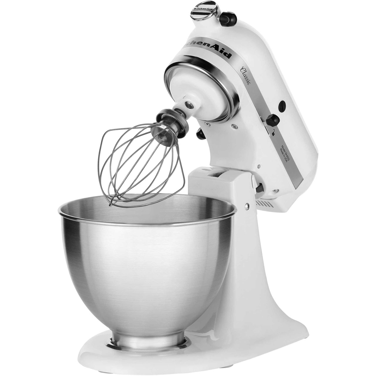 KitchenAid 5K45SS Stand Mixer with 43 Litre Bowl - White KitchenAid 5K45SS Stand Mixer with 43 Litre Bowl - White