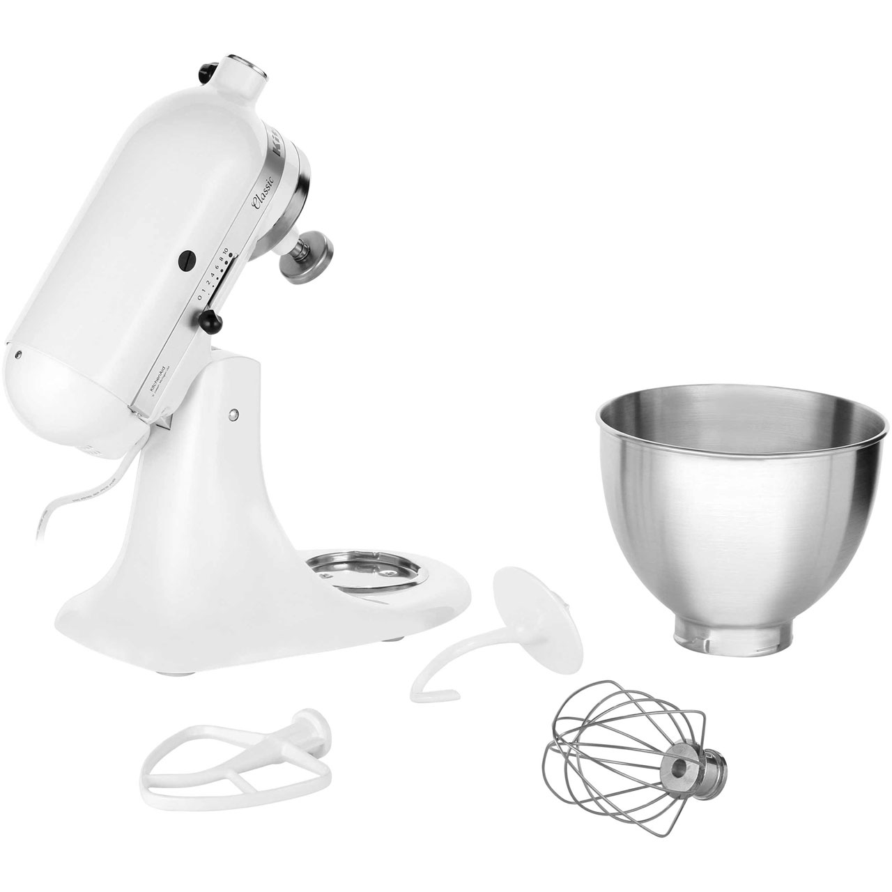 KitchenAid 5K45SS Stand Mixer with 43 Litre Bowl - White KitchenAid 5K45SS Stand Mixer with 43 Litre Bowl - White