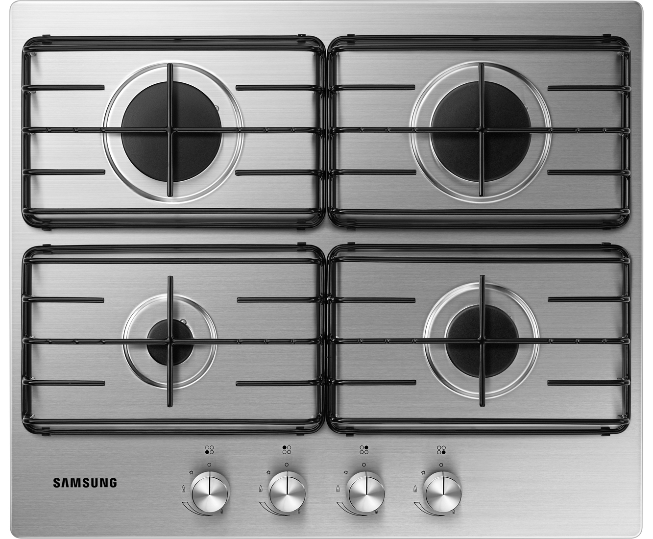 Samsung NA64H3110AS 60cm Gas Hob Stainless Steel