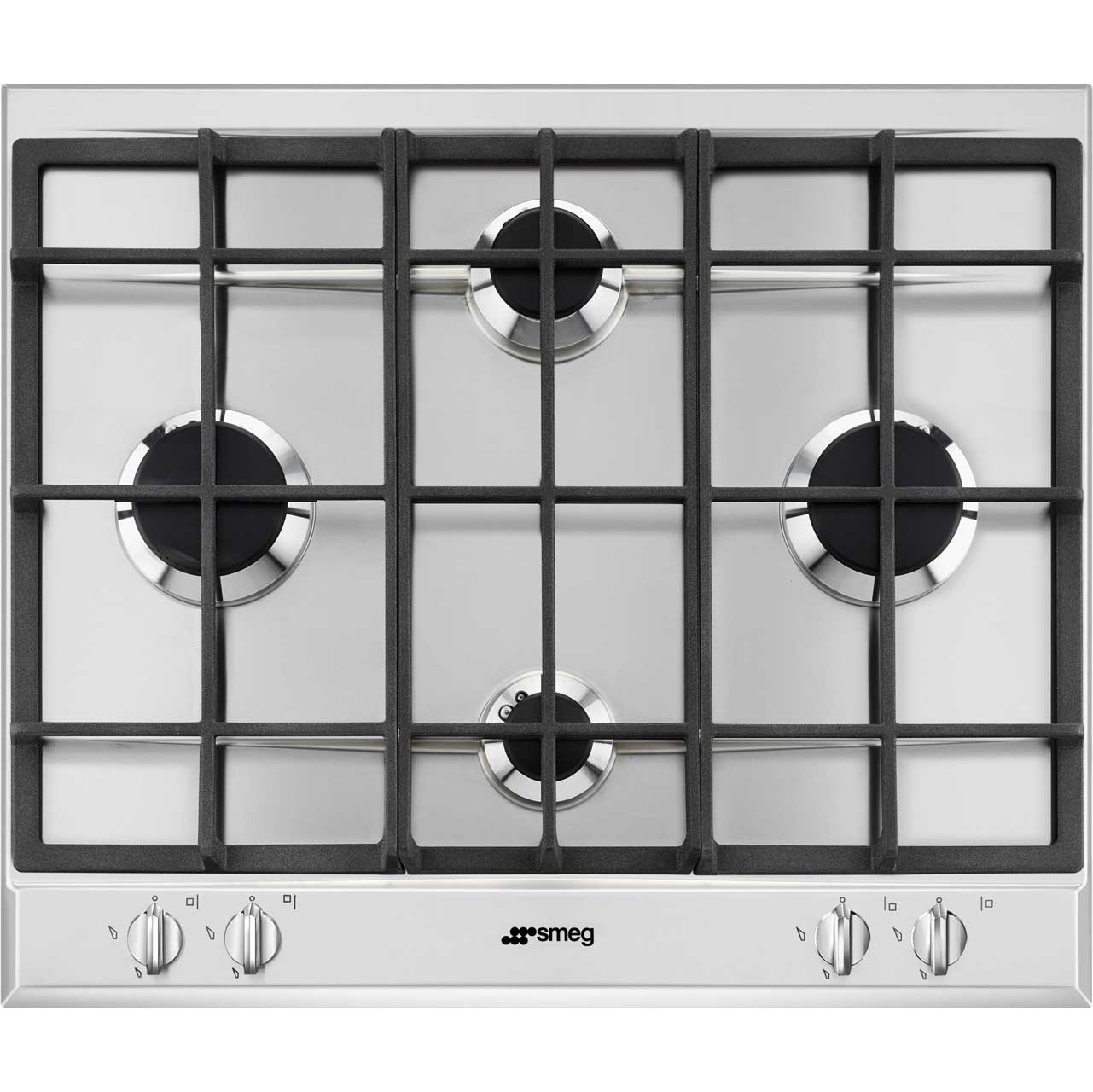 Smeg Cucina P260XGH Integrated Gas Hob in Stainless Steel