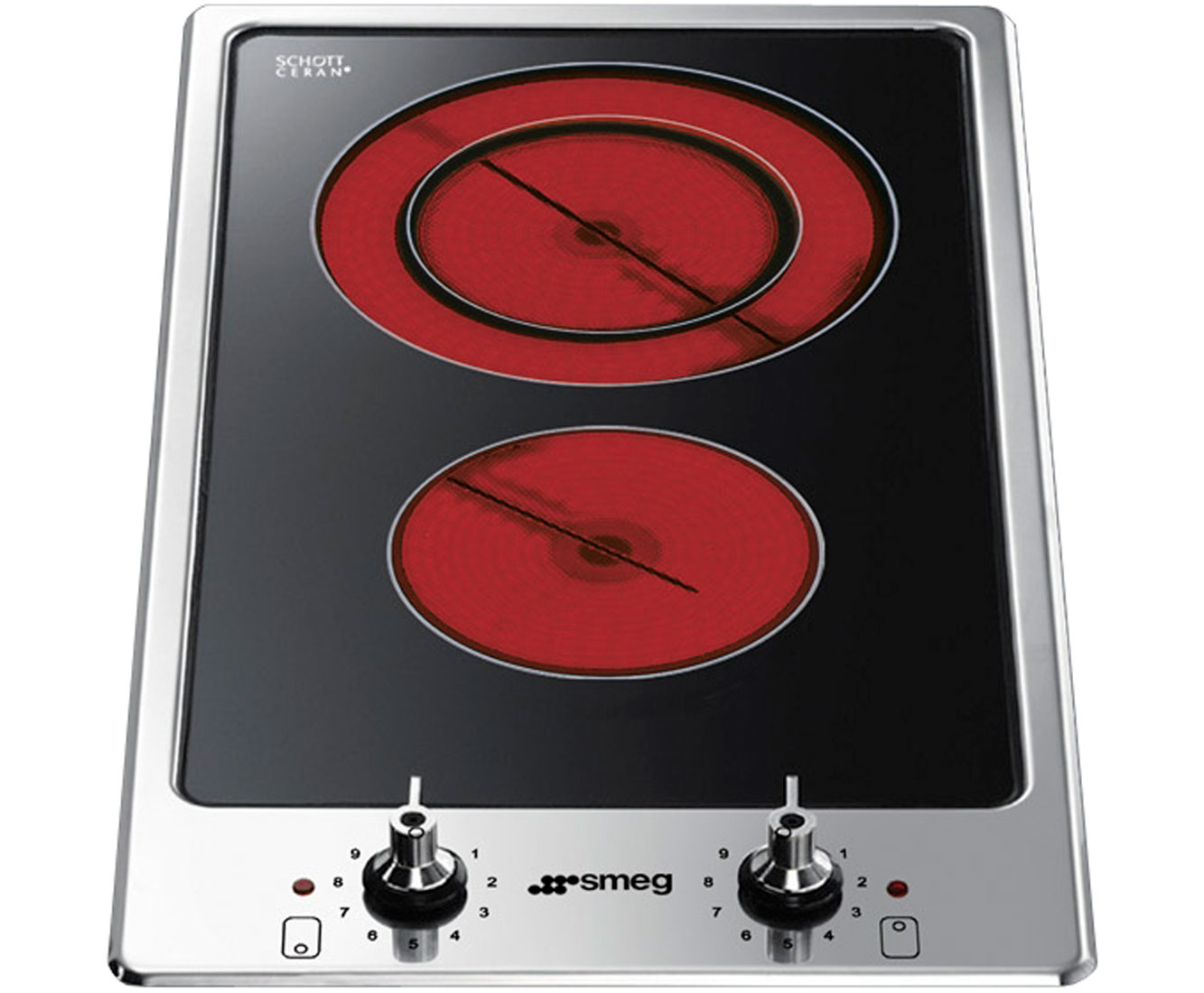 Smeg Classic PGF32C Integrated Electric Hob in Stainless Steel