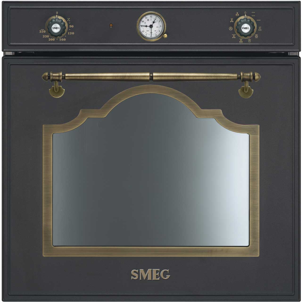 Smeg Cortina SF750AO Integrated Single Oven in Anthracite