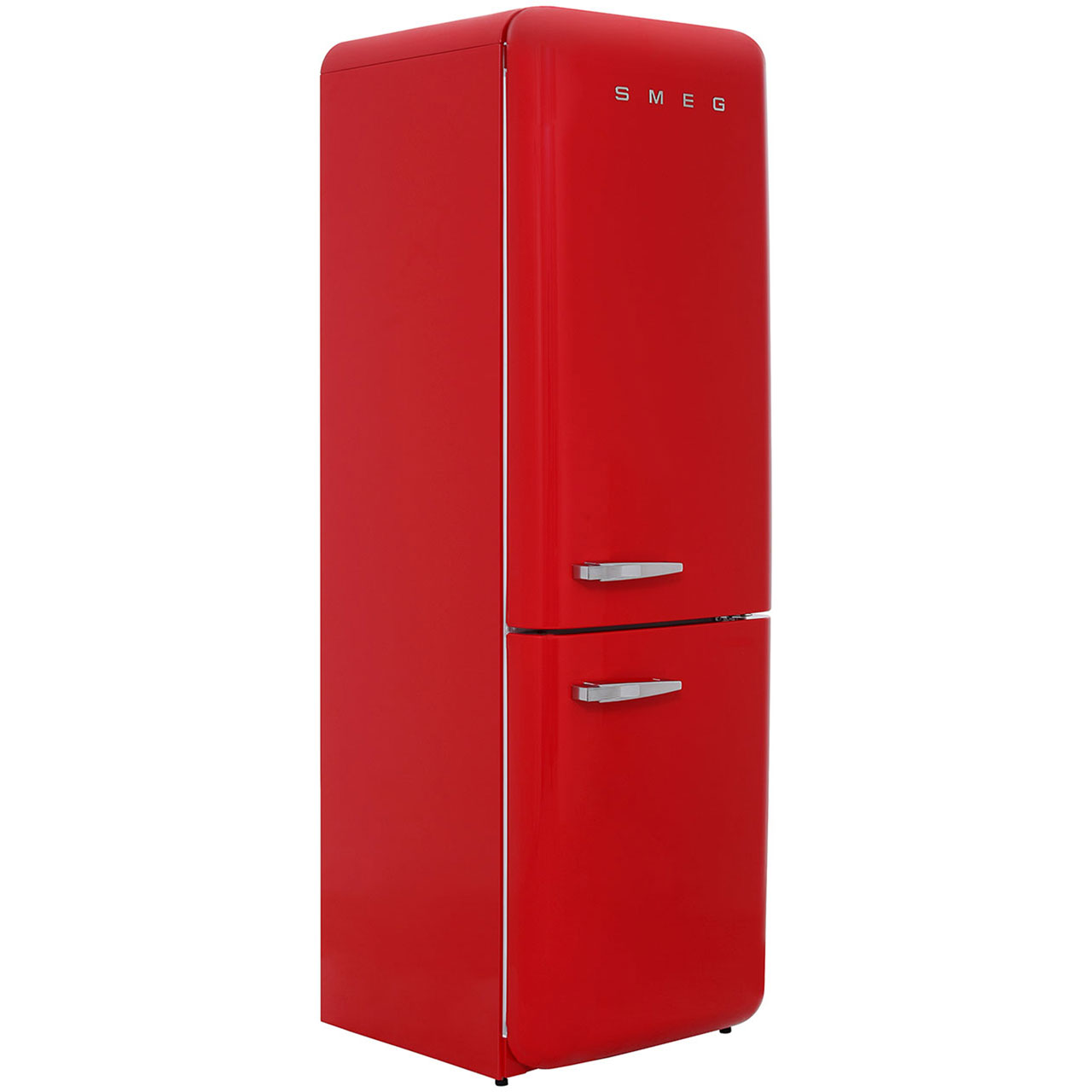 Smeg Right Hand Hinge FAB32RNR Free Standing Fridge Freezer Frost Free in Red
