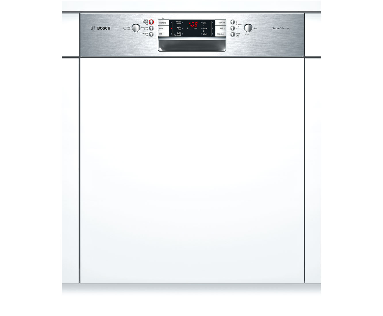 Bosch Serie 6 SMI65P15GB Integrated Dishwasher in Stainless Steel