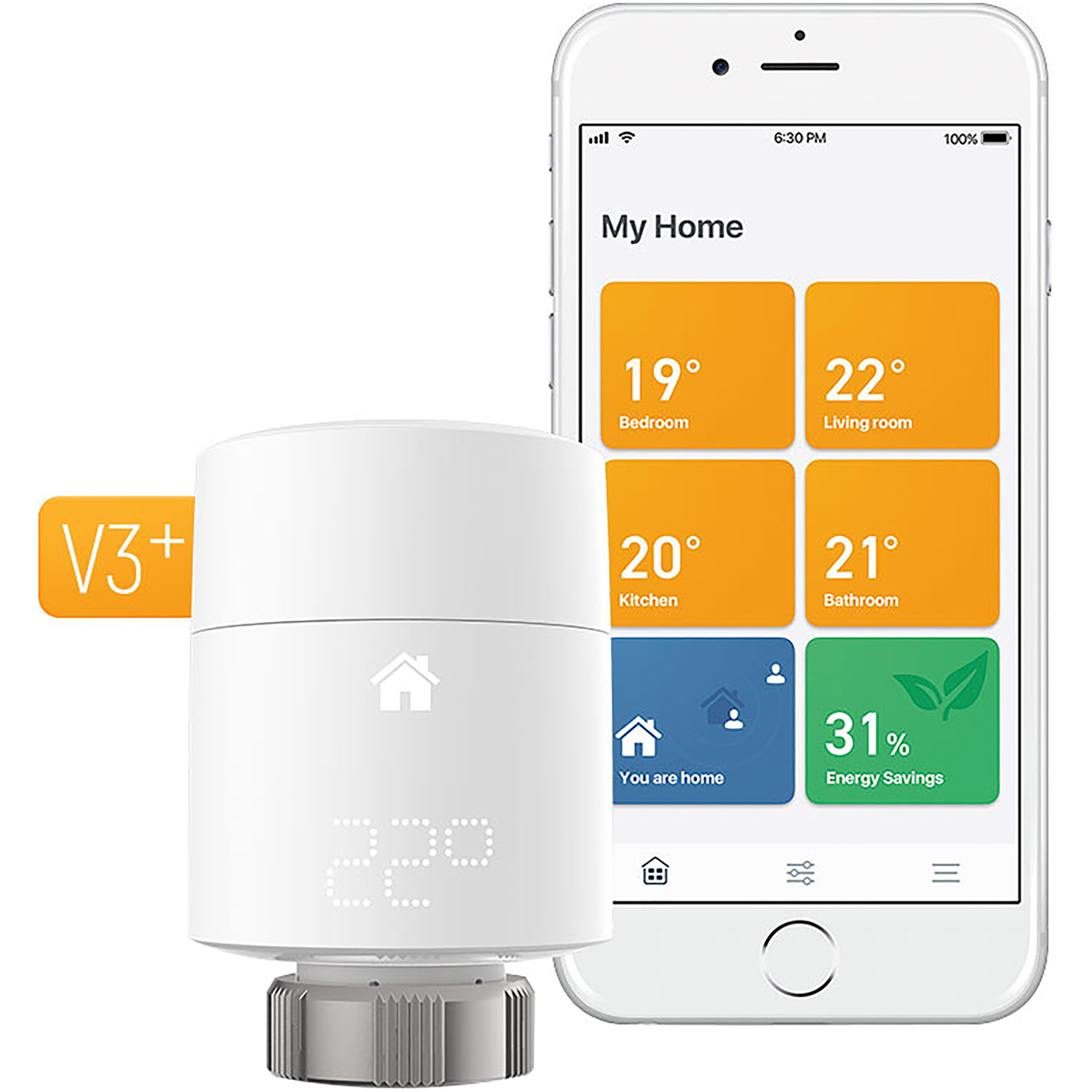 Tado V P Srt V Tc Ml Smart Radiator Thermostat Vertical Quattro Pack