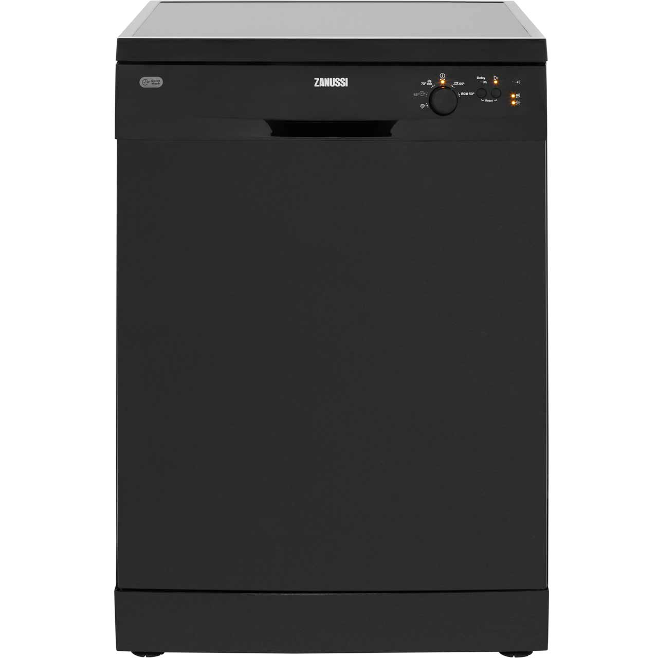 Zanussi ZDF21001NA Standard Dishwasher Black 105667