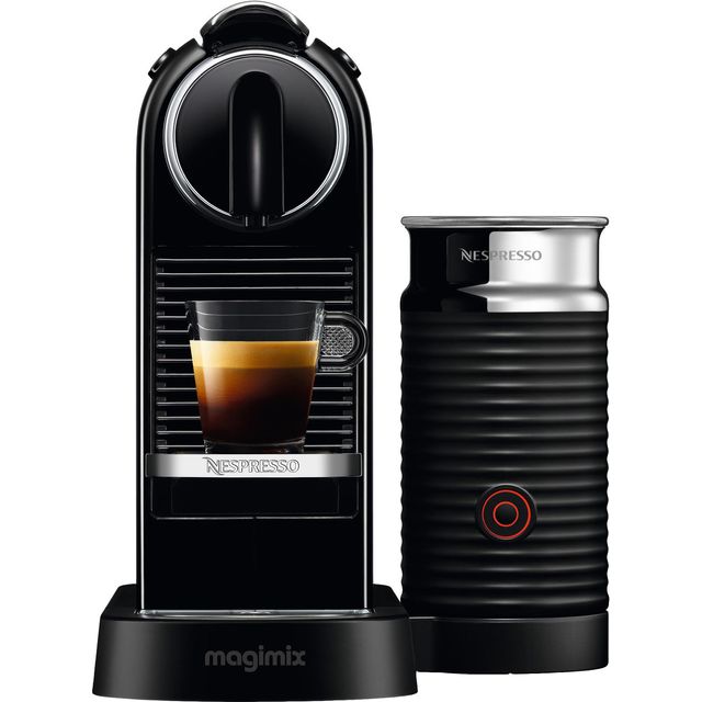 Nespresso by Magimix Citiz & Milk 11317 Pod Coffee Machine with Milk Frother - Black