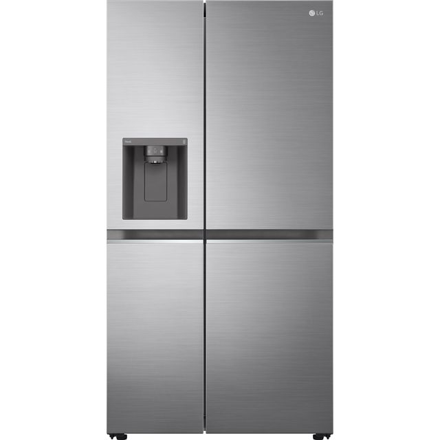 LG NatureFRESH™ GSLV71PZTD Wifi Connected Non-Plumbed Frost Free American Fridge Freezer – Shiny Steel – D Rated