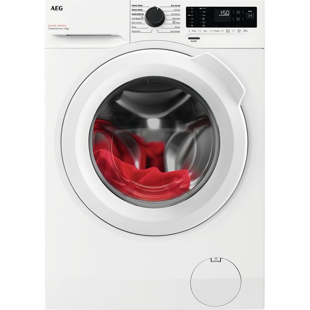 AEG 6000 Series LFX50942B 9kg Washing Machine with 1400 rpm - White - A Rated