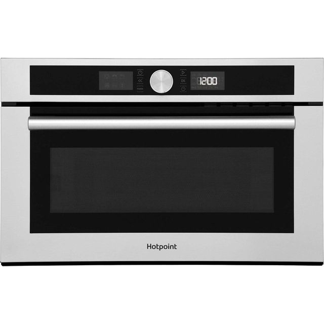 Hotpoint Class 4 MD454IXH Built In Compact Microwave With Grill - Stainless Steel - MD454IXH_SS - 1