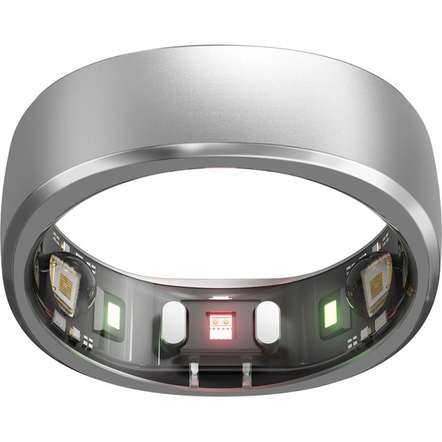 RingConn Gen 1 Smart Ring - Silver - Size 12