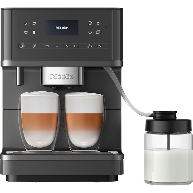 Miele MilkPerfection CM6560 Wifi Connected Bean to Cup Coffee Machine - Graphite Grey Pearl Finish