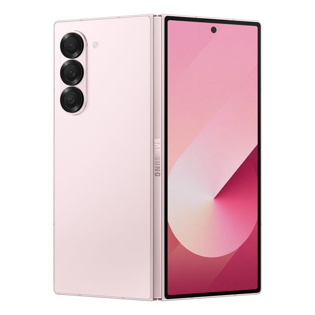 Samsung Galaxy Z Fold6 5G 512GB Folding Smart Phone in Pink