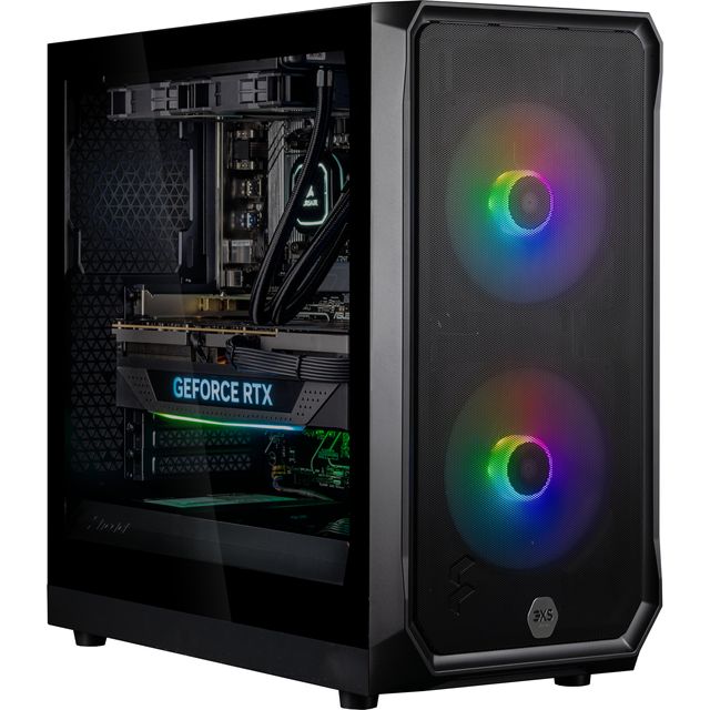 3XS Halo 4080 Gaming Tower - NVIDIA GeForce RTX 4080, Intel Core i7, 1 TB SSD - Black