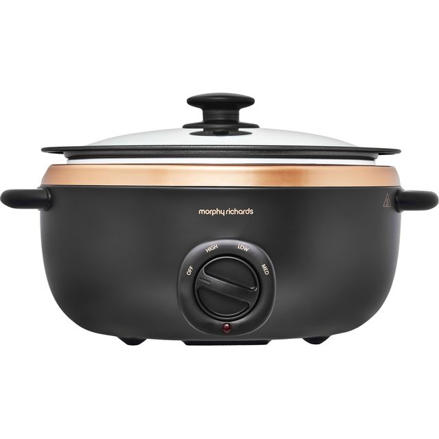 Morphy Richards Sear And Stew 461016 Slow Cooker - Black / Rose Gold