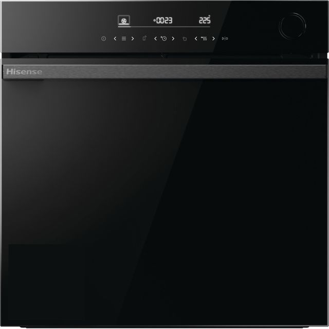 Hisense Hi6 BlackLine BSA66346ADBGUK Wifi Connected Built In Electric Single Oven - Jet Black - A+ Rated