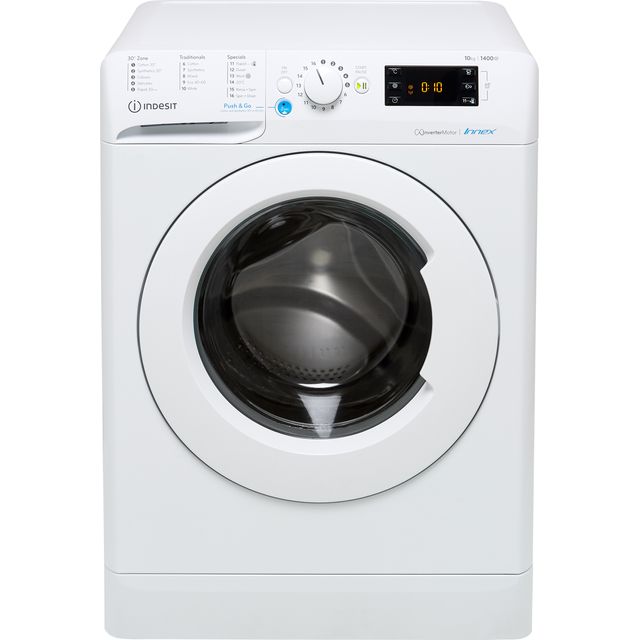 Indesit BWE101486XWUKN 10Kg Washing Machine - White - BWE101486XWUKN_WH - 1