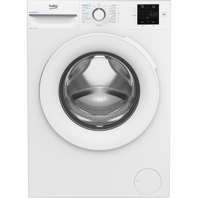 Beko EnergySpin BM3WT3941W 9kg Washing Machine with 1400 rpm - White - A Rated