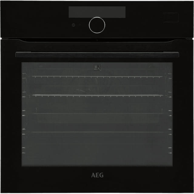 AEG BSK978330B Wifi Connected Built In Electric Single Oven with Pyrolytic Cleaning - Black - A++ Rated