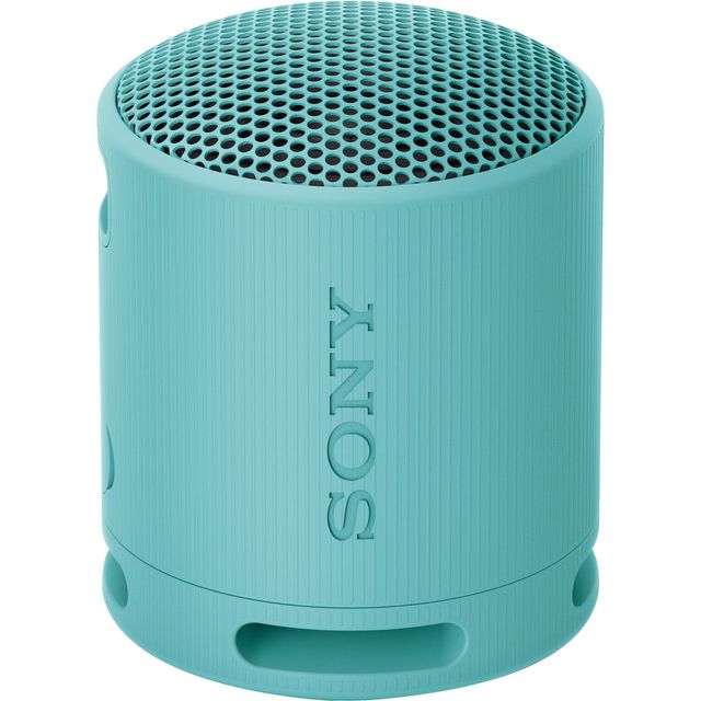 Sony SRS-XB100 - Wireless Bluetooth, Portable, Lightweight, Compact, Outdoor, Travel Speaker, Durable IP67 Waterproof & Dustproof,16 HR Battery, Strap, Hands-Free Calling, New Model, Blue