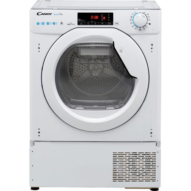 Candy BCTDH7A1TE Integrated Wifi Connected 7Kg Heat Pump Tumble Dryer – White – A+ Rated