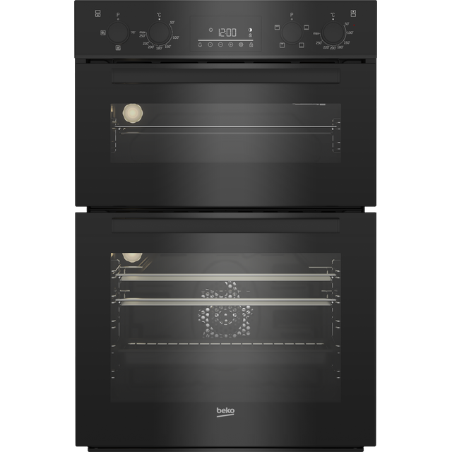 Beko RecycledNet BBDF22300B Built In Electric Double Oven - Black - A/A Rated