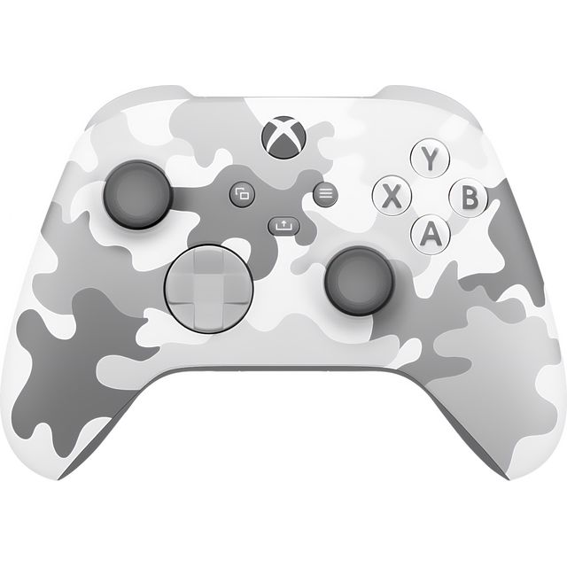 Xbox Arctic Camo Special Edition Gaming Controller - White / Grey