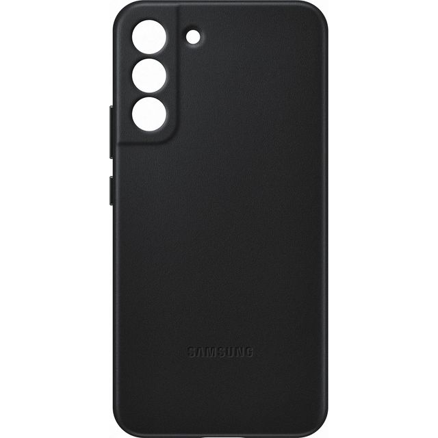 Samsung Official S22+ Leather Cover Black