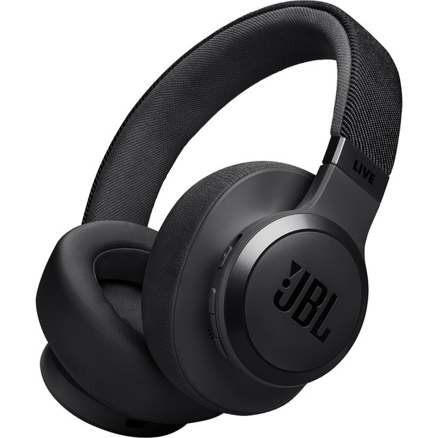 JBL Live 770NC Wireless Over-Ear Headphones with Noise Cancelling Technology and up to 65 hours Battery Life, in Black