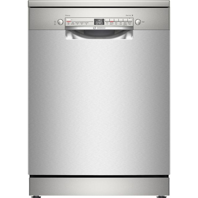 Bosch Series 2 SMS2ITI41G Wifi Connected Standard Dishwasher - Stainless Steel Effect - E Rated