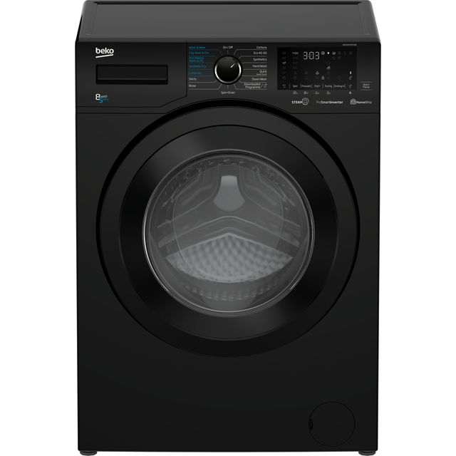 Beko WDEX8540430B 8Kg / 5Kg Washer Dryer - Black - WDEX8540430B_BK - 1