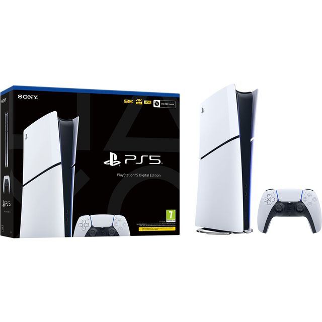 PlayStation 5 Digital Edition (Model Group  Slim) 1 TB - Black / White