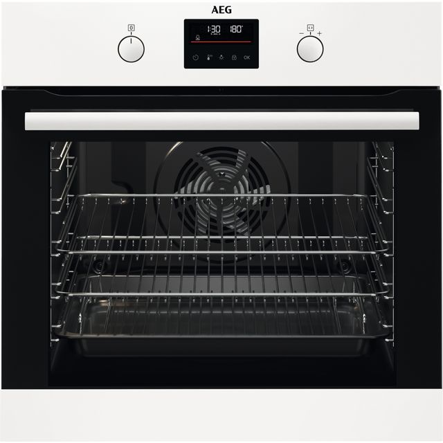 AEG BEB335061W Built In Electric Single Oven - White - A+ Rated