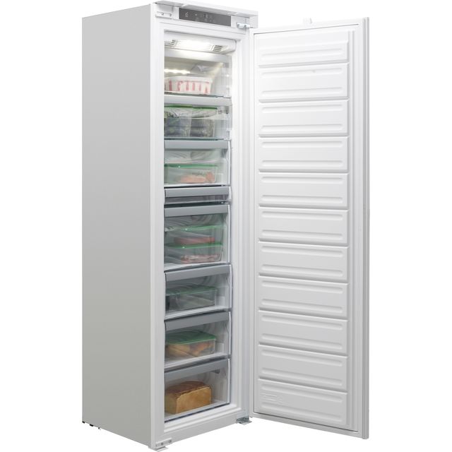 Whirlpool AFB18431 Integrated Frost Free Upright Freezer with Sliding Door Fixing Kit - F Rated