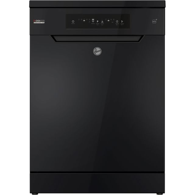 Hoover H-DISH 300 HF3C7L0B Wifi Connected Standard Dishwasher - Black - C Rated