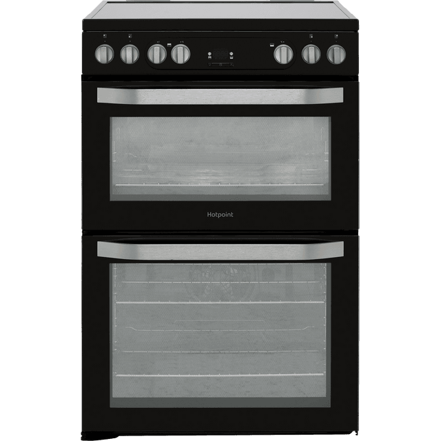 Hotpoint HDM67V9HCB/U 60cm Electric Cooker with Ceramic Hob - Black - A/A Rated